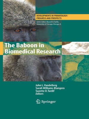 cover image of The Baboon in Biomedical Research